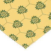 geel groen Barcelona-ventilatorpatroon Korte Tafelloper (Hoek)