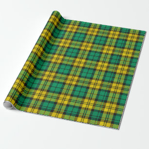 Geel Groen Blackwatch Campbell Tartan Plaid Cadeaupapier