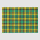 Geel Groen Blackwatch Campbell Tartan Plaid Tissuepapier (Voorkant)
