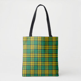 Geel Groen Blackwatch Campbell Tartan Plaid Tote Bag