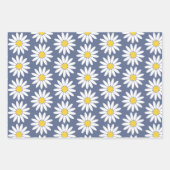 Geel Groen Blauw Daisy Inpakpapier Vel (Voorkant 3)
