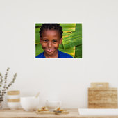 geel groen blauw jazz poster (Keuken)