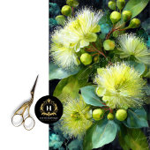 Geel Groen Bloeiende Gumnut Decoupage Tissuepapier