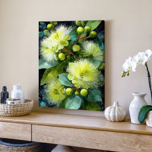 Geel Groen Bloeiende Gumnut Decoupage Tissuepapier