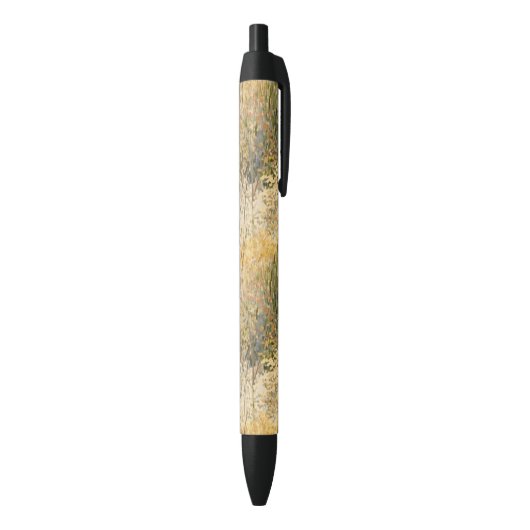 Geel Groen Bruine Bomen   Zwarte Inkt Pen (Achterkant (Verticaal))