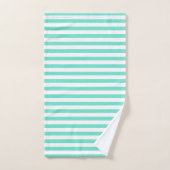 Geel, Groen en Paars Gestreepte Bad Handdoek (Handdoek)