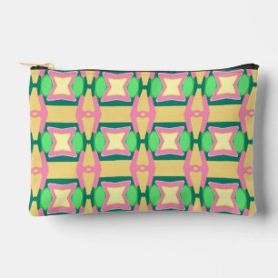 Geel Groen en Roze Pastel Abstract Patroon Accesso Etui