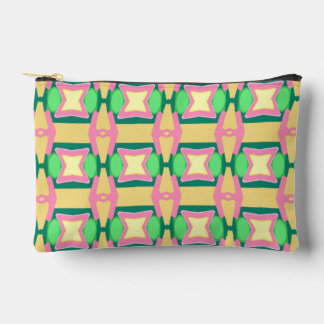Geel Groen en Roze Pastel Abstract Patroon Accesso Etui
