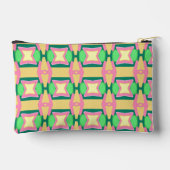 Geel Groen en Roze Pastel Abstract Patroon Etui (Achterkant)