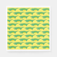 Geel groen gator Alligator Crocodile Crococ Animal