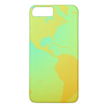 Geel Groen Goud Neon Wereldbol