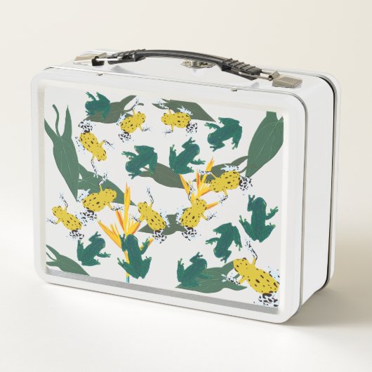 Geel groen kikkerpatroon (Achterkant)