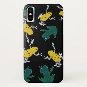 Geel groen kikkerpatroon Case-Mate iPhone case