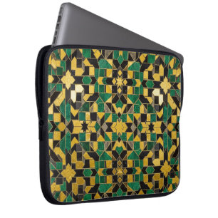 geel groen  laptop sleeve
