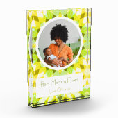  Geel Groen Moederdag Beste Mama Gift Fotoblokken (Links)