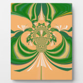 Geel groen ontwerp. fotoplaat (Voorkant)