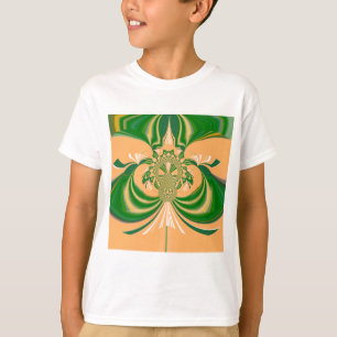 Geel groen ontwerp. t-shirt