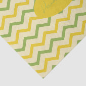 Geel Groen Oranje Craft Hand Made of Bedankt Tissuepapier (Detail)