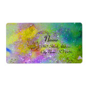 Geel groen paars etiket (Voorkant)