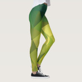 Geel groen patroon leggings (Rechts)