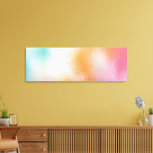 Geel Groen Rood Roze Blauw Paars Abstracte Kunst Canvas Afdruk (Insitu (Woonkamer))