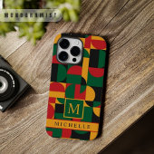 geel groen rood zwart geometrisch Case-Mate iPhone case