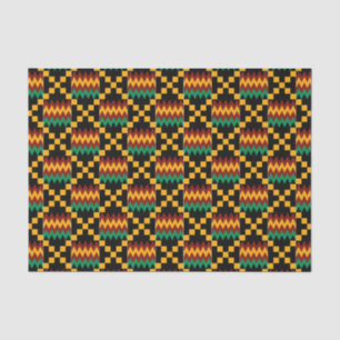 Geel, Groen, Rood, Zwart Kwanzaa Kente Doek Tissuepapier