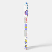 Geel Groen Roze Illustratief Helder Vreedzaam Case-Mate iPhone Case (Achterkant / Rechts)