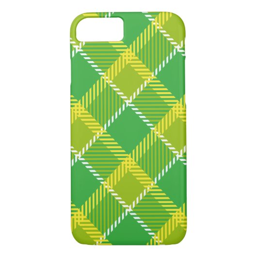 Geel groen speldenpatroon Case-Mate iPhone case (Achterkant)