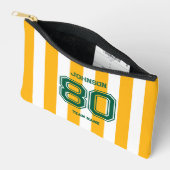 Geel Groen Sport Team Custom Naam Team Etui (Open)