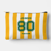 Geel Groen Sport Team Custom Naam Team Etui (Voorkant)