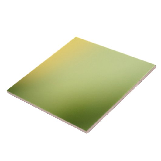 Geel-groen verloop tegeltje (Zijkant)