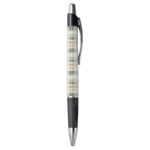 Geel Groen Wit Gestreepte Plaid Pen