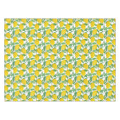 Geel groen wit lemonpatroon tafelkleed (Voorkant (Horizontaal))