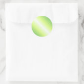 Geel-groene blanco Sjabloon Aangepast rendement le Ronde Sticker (Tas)