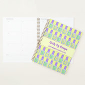 Geel Groene Nail Poolse Nail Salon Kunstenaars Art Planner (Display)