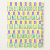 Geel Groene Nail Poolse Nail Salon Kunstenaars Art Planner (Achterkant)