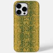 Geel Groene Slang Huid Dierenprint Case-Mate iPhone Case (Achterkant)