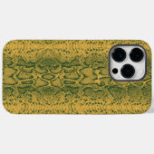 Geel Groene Slang Huid Dierenprint Case-Mate iPhone Case (Achterkant (horizontaal))