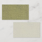 Geel-groene Stucco-structuur Visitekaartje (Voorkant / Achterkant)
