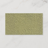 Geel-groene Stucco-structuur Visitekaartje (Voorkant)