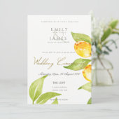 GEEL GROENE WATERVERF FOLIAGE OLIJFWEDING KAART (Staand voorkant)