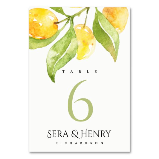 GEEL GROENE WATERVERF FOLIAGE OLIVE GOLD TABEL KAART (Voorkant)