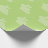 Geel groenpaaspaaspapier cadeaupapier (Hoek)