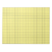 Geel groot grafiekdocument notitieblok (Voorkant)