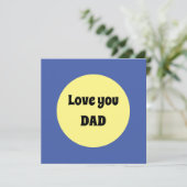 Geel Grote Dot Vierkante Sticker Kaart (Staand voorkant)