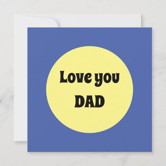 Geel Grote Dot Vierkante Sticker Kaart (Voorkant)