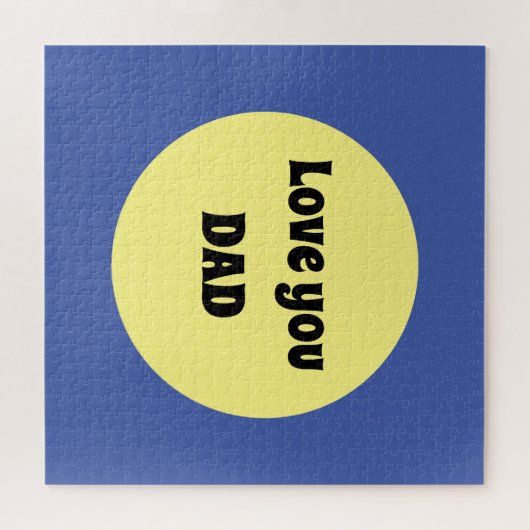 Geel Grote Dot Vierkante Sticker Legpuzzel (Horizontaal)