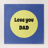 Geel Grote Dot Vierkante Sticker Legpuzzel (Verticaal)