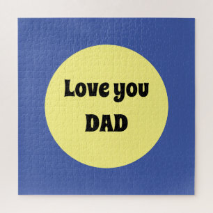 Geel Grote Dot Vierkante Sticker Legpuzzel